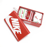 Nike 襪子 Crew 童襪 大童 三雙 禮盒組 收納盒 聖誕配色 長襪 中筒襪 白 紅 綠 NY2243004PS-001