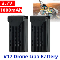 V17 Drone Lipo Battery For V17 RC Airplane Battery 4DRC V17 RC Glider Spare Parts Batteries 3.7V 1000mAh Foam Plane Accessories