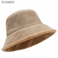 帽子女秋冬天韓版日系網紅加絨羊羔毛漁夫帽時尚保暖毛絨盆帽