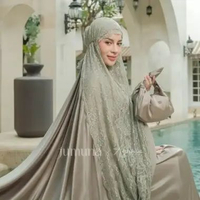 Jumuna - Mukena Silk Premium Ellieya Special Edition Jumuna x Aghnia AGHNIA SAGE