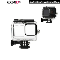 Waterproof Case For GoPro Hero 12 Underwater Diving Protective Housing Case For GoPro Hero 12 11 10 9 Action Camera Accessories