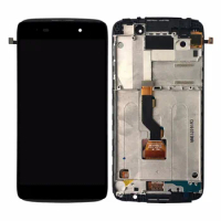 for Alcatel One Touch Idol 3 4.7 LTE / 6039 LCD Screen and Digitizer Full Assembly with Frame