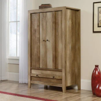 Dakota Pass Armoire Wardrobe Wardrobe Bedroom Furniture Craftsman Oak Finish Clothing Cupboard Open Cabinet Wardrobes Home