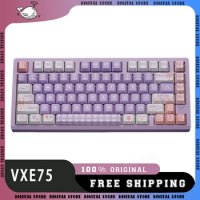 VGN VXE75 Mechanical Keyboard 3 Mode USB/2.4G/Bluetooth Wireless Keyboard Hotswap RGB Backlit CNC Customized Gaming Keyboards