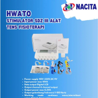 Stimulator Tens SDZ 3 / SDZ III New / Alat Akupuntur Listrik Hwato