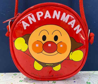 【震撼精品百貨】麵包超人_Anpanman~麵包超人兒童用防水皮質斜背包-紅#01086