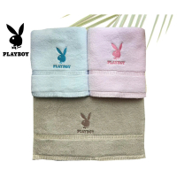 【PLAYBOY】6入 緞邊繡PB毛巾(FZ-AC3406PB)