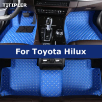 TITIPLER Custom Car Floor Mats For Toyota Hilux Auto Carpets Foot Coche Accessories