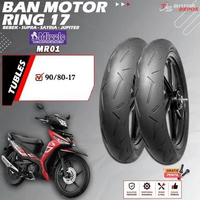 BAN MOTOR RING 17 TUBLES MIZZLE MR01 BAN MOTOR TUBLESS BEBEK SUPRA SATRIA JUPITER RING 17 TUBELESS 9