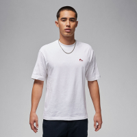 NIKE 上衣 男款 短袖上衣 運動 AJ 喬丹 AS M J BRAND SNKR PTCH SS CREW 白 FN5983-100