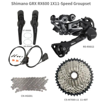 SHIMANO GRX RX600 1X11 Speed Groupset Road Bike DISC Brake Groupset Shifter+Brake+Cassette+Rear Derailleur+Chain