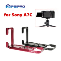 Peipro A7C Quick Release Base L Plate for Sony A7C Camera L shape Bracket Hand Grip Holder Accessories