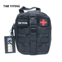 TAK YIYING Tactical Ifak First Aid Bag MOLLE EMT Rip-Away Medical Utility Pouch Black