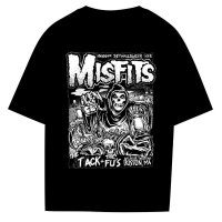 เสื้อผ้าลำลอง Misfits Jaden Smith วัสดุผ้าฝ้ายหลวม คุณภาพสูง ผ้าฝ้ายแท้ 200 GSM