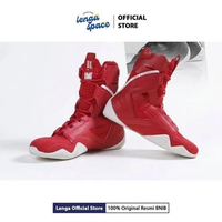 Sepatu Boxing Pria SVRG x PERBATI Limited Edition Merah Putih Boxing Shoes High Cut - Red/White (FSB
