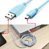 USB Type A to Mini Type B CAB-CONSOLE-USB 37-1090-01 for Cisco 1941 Console Config Cable
