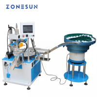 ZONESUN ZY-819S Automatic Customized Hot Foil Stamping Machine For Bottle Cap Or Cosmetic Bottle