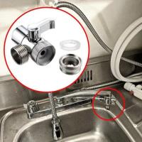 Kitchen Switch Faucet Adapter Sink Water Tap Splitter Diverter Valve Shower Toilet Bidet Tap Connector Bathroom Accessories
