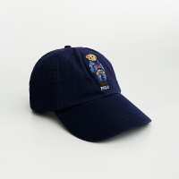 美國百分百【全新真品】Ralph Lauren 帽子 配件 RL POLO 小熊 棒球帽 深藍 CQ53