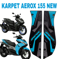 Karpet Motor Aerox 155 New Bahan Karet Premium Aksesoris Motor Aerox New Tidak Licin Alas Kaki Motor