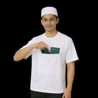 KAOS HAJI UMROH PRIA PUTIH - KAOS HAJI PUTIH KANTONG - KAOS UMROH PUTIH KANTONG - KAOS DALAM HAJI PR