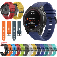 22mm 26mm Smart Watch Band For Garmin Tactix 7 Pro Strap For Quatix 7 7X 6 5 3 Quick Fit Release Bracelet Watchbands Accessorie