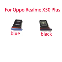 NEW Sim Cards Adapters For Oppo Realme X50 PLUS SIM Card Holder Tray Slot Replacement Parts