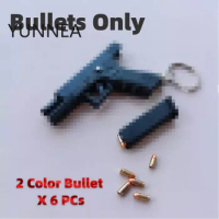 1:3 Scale Bullets for Mini Glock 17 Alloy Empire Glock 17 Bullets Accessories - Only Bullets