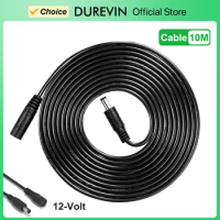 6 Meters/32.8ft Length DC 12V Power Adapter 10m Extension Cable For CCTV Security IP Camera Power Adapter 5.5x2.1mm DC Plug