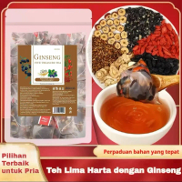 COD Ginseng Five Treasure Tea Teh Goji Berry & Ginseng Pilihan Vitalitas Kesehatan Minuman Instan 25