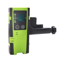 Digital Lcd Laser Receiver Outdoor Mode Laser Detector Pulsing Detect Red &amp; Green Beam Cross Line Laser Level With Clamp