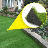 Rumput simulasi lumut tiruan, tikar rumput hijau palsu, permaidani DIY, Landskap mikro, hiasan taman