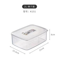 日本進口nakaya雪櫃收納盒保鮮盒食品級廚房密封盒雪櫃冷凍儲藏盒
