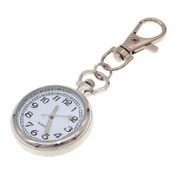 New Pocket Watches Nurse Pocket Watch Keychain Fob Clock with Battery Doctor Medical Vintage Watch