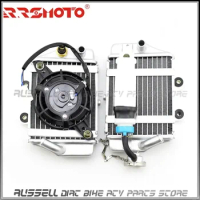 Water tank cooler engine radiator for Xmotos Apollo Motorcycle SHINERAY Zongshen Loncin Lifan 150cc 200cc 250cc engine Quad ATV