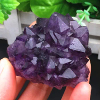 High quality Natural Amethyst Quartz Beautiful Purple Geode Crystal Cluster