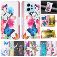 Flip on For Samsung Galaxy A34 Phone Leather Case For Samsung A24 4G A14 A54 A245 A346 5G Coque Magnetic Card Slots Wallet Cover