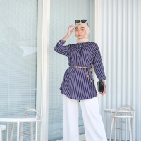 oversize stripe shirt Salur