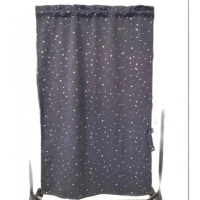 ระเบียง， การจัดเก็บ, Curtain window opaque stripe Star (together Channel Light) wide 100 High 150 ซม
