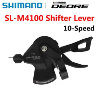 SHIMANO DEORE SL-M4100 SL M4100 Shifter 10s MTB bicycle bike shifters M4100 Right Shifter 10-Speed MTB Shifting Levers