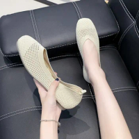 Fashion Women's Sandals Lady Girl Sandals Summer Casual Jelly Shoes Hollow Out Mesh Flats Beach Shoes