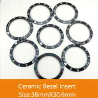 SKX007 Ceramic Bezel Insert, Size 38mm X 30.6mm Curved for Seiko SKX007/SKX009/SKX011/SKX171/SKX173/SRPD Cases Accessories 08