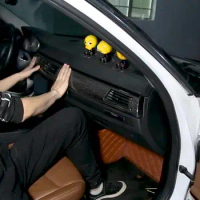 Factory Carbon Interior Decal Trim For BMW E90 14 Pcs / Set
