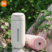 New Xiaomi 400ml Car Humidifier Soft Light Gradient Atmosphere Lamp Humidifier Essential Oil Diffuser Air Negative Ion Humidifie