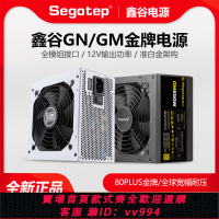 {公司貨 最低價}鑫谷GM850W/1000W/750W金牌全模組臺式機電腦白色電源 游戲ATX3.0