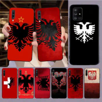 Albania Russia flag Phone Cover For samsung Galaxy A14 A53 A13 A12 A30S A40 A22 A23 A32 A33 A50 A51 A52S A54 A70 A71 A73 cases
