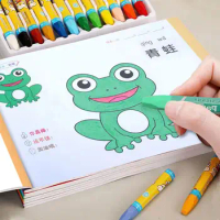48 Pages Coloring Books For Kids Funny Drawing Book Preschool Education Stationery Toys Step-By-Step Painting Baby Gift