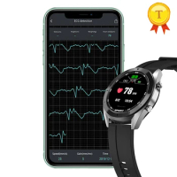 best selling stainless steel Round HD Screen Smart Watch IP68 Waterproof ECG heart rate multi Dials Smartwatch Fitness Tracker