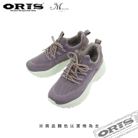 【oris 帆船鞋】MIRA厚底透氣運動休閒鞋-紫-W8576T18(真皮/手工/運動休閒鞋)
