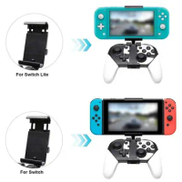 For Nintendo Switch Pro Controller Clip Mount Holder Adjustable Clamp Handle Rotate Bracket